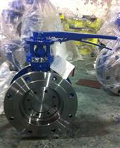 手柄法蘭硬密封蝶閥